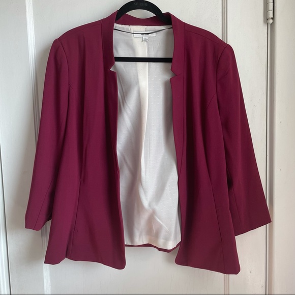 Kensie Open-front 3/4 sleeve blazer xxl